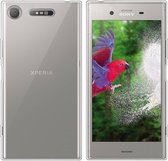 Hoesje CoolSkin3T TPU Case voor Sony Xperia XZ1 Transparant Wit