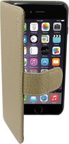 Suncia PREMIUM Leather5 Case / Boekvorm Hoes voor de Apple iPhone 6 Plus Grijs