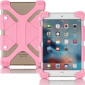 Universele Siliconen Tablet Hoes Case met Standaard voor 7 tot 8 Inch tablets oa iPad, Galaxy Tab, Huawei en meer – Roze