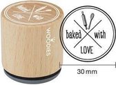 Houten Handstempel Woodies | Baked With Love - Stempels - Stempels volwassenen - Snelle Levering