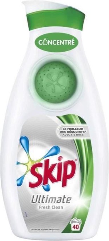 SKIP Clean Ultimate vloeibaar wasmiddel - 1.40L - 40 wasbeurten | bol.com