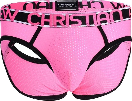 Andrew Christian Almost Naked Air Mesh Eclipse Brief Roze - MAAT S - Heren  Ondergoed -... | bol.com