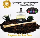 N&N Wonen Led Perfume Difuser Vanilla Geurstokjes - 80 ml