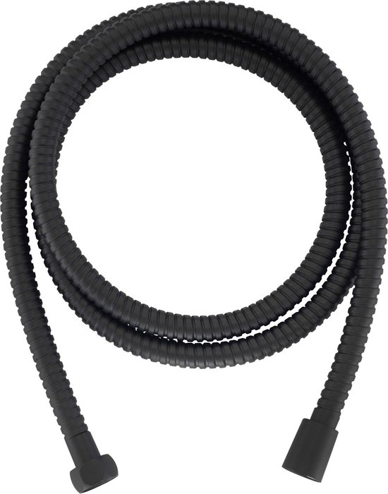 Ben MSL Doucheslang - 125 cm - Gestructureerd Zwart - Flexibel - Metaal
