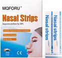 MQFORU - Neusstrips - 50 Stuks - Antisnurkmiddel - Nasale Strips - Beter Ademen MQFORU - Neusstrips - 50 Stuks - Antisnurkmiddel - Nasale Strips - Beter Ademen