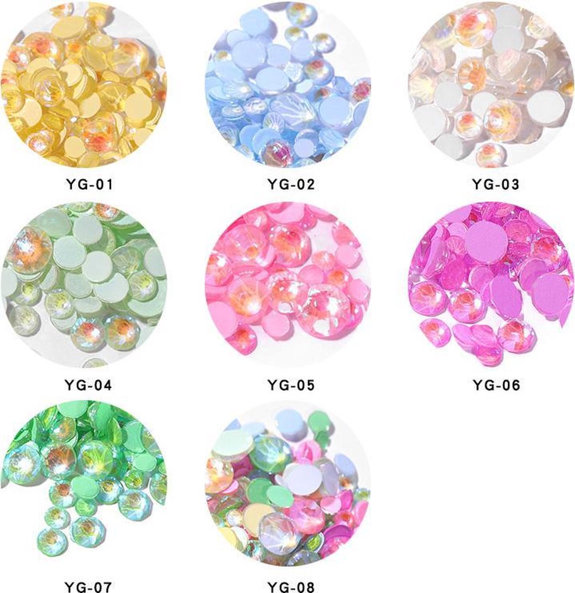 Goedkoopste TOPNAILS - Crystal Shiny Rhinestone - Paars