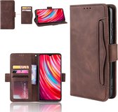 Samsung Galaxy A71 Book Case Bruin Cover Case Hoesje Lederen Pu PMBL