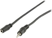 HQ HQB-007-5.0 - audio kabel - 5 meter - 3.5mm - Zwart