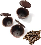 3 X Herbruikbare Koffie Cup | Milieuvriendelijk | Duurzaam | Koffie cups | Cups | Nespresso | Capsules | Navulbaar | Navulbare | Koffiecapsules | Koffiecapsule | Dolce Gusto cups
