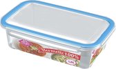 3x Contenants pour bouillon / nourriture 1,5 litre plastique transparent / plastique - Kiev - Contenant alimentaire hermétique / hermétique - Mealprep - Conserver les repas