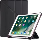 P.C.K. Hoesje/Smartcover zwart met een vakje voor je pen geschikt voor Apple iPad AIR 3 (2019) MET PEN