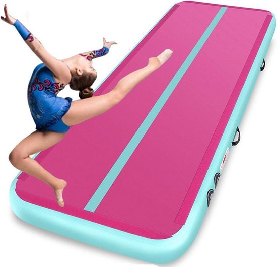 heerlijkheid Drink water koel Airtrack PRO Pink® - Airtrack gymnastiek - 3m-1m-15cm - Turnmat -  Gymnastiekmat -... | bol.com