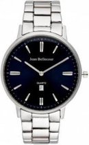 JEAN BELLECOUR quartz horloge JBN28 - zilver en blauw