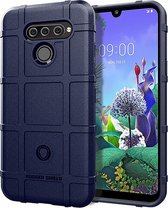 Hoesje voor LG Q60 - Beschermende hoes - Back Cover - TPU Case - Blauw