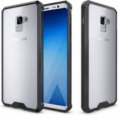 Hybrid Armor Case - Samsung Galaxy A8 Plus (2018) - Zwart