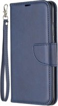 Samsung Galaxy A70 Leren Bookcase - Donkerblauw - Portemonnee Hoesje