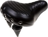 Selle Comfort Fietszadel Wave / Drifter – Zwart – Met Zwarte Hangveren