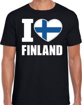 I love Finland t-shirt zwart voor heren S