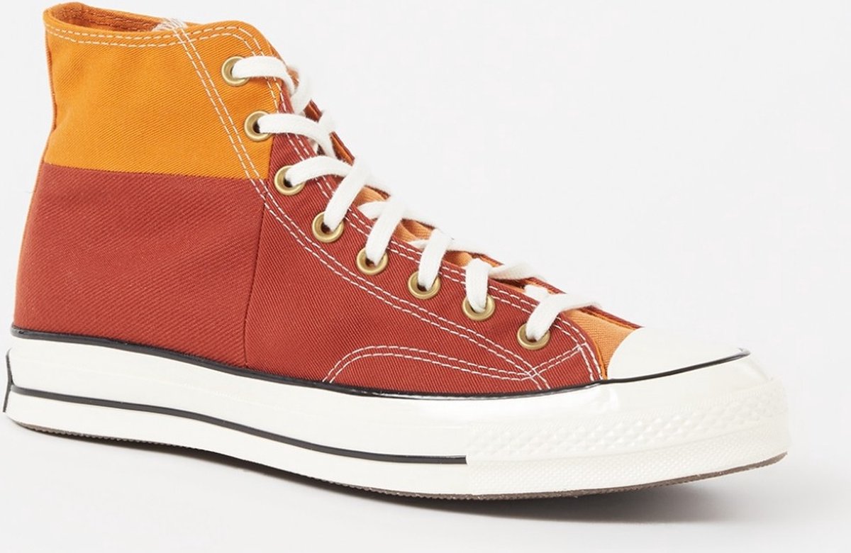 Converse Chuck 70 Hi sneaker met colour blocking Oranje