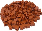200 Bouwstenen 1x1 | Koffie | Compatibel met Lego Classic | Keuze uit vele kleuren | SmallBricks