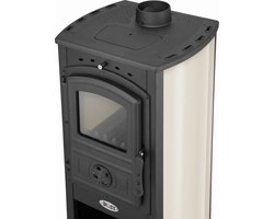 Houtkachel - staal - vrijstaand - 10KW