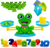 Must-Have for Kids® | Frog Balance Game - Balansspel - Leren Rekenen - Interactief Speelgoed - Weegschaal Speelgoed - Monkey Balance - Telraam - Speelgoed Jongens - 3 jaar - 4 jaar - 5 jaar - 6 jaar - Montessori Speelgoed - Sensorisch Speelgoed