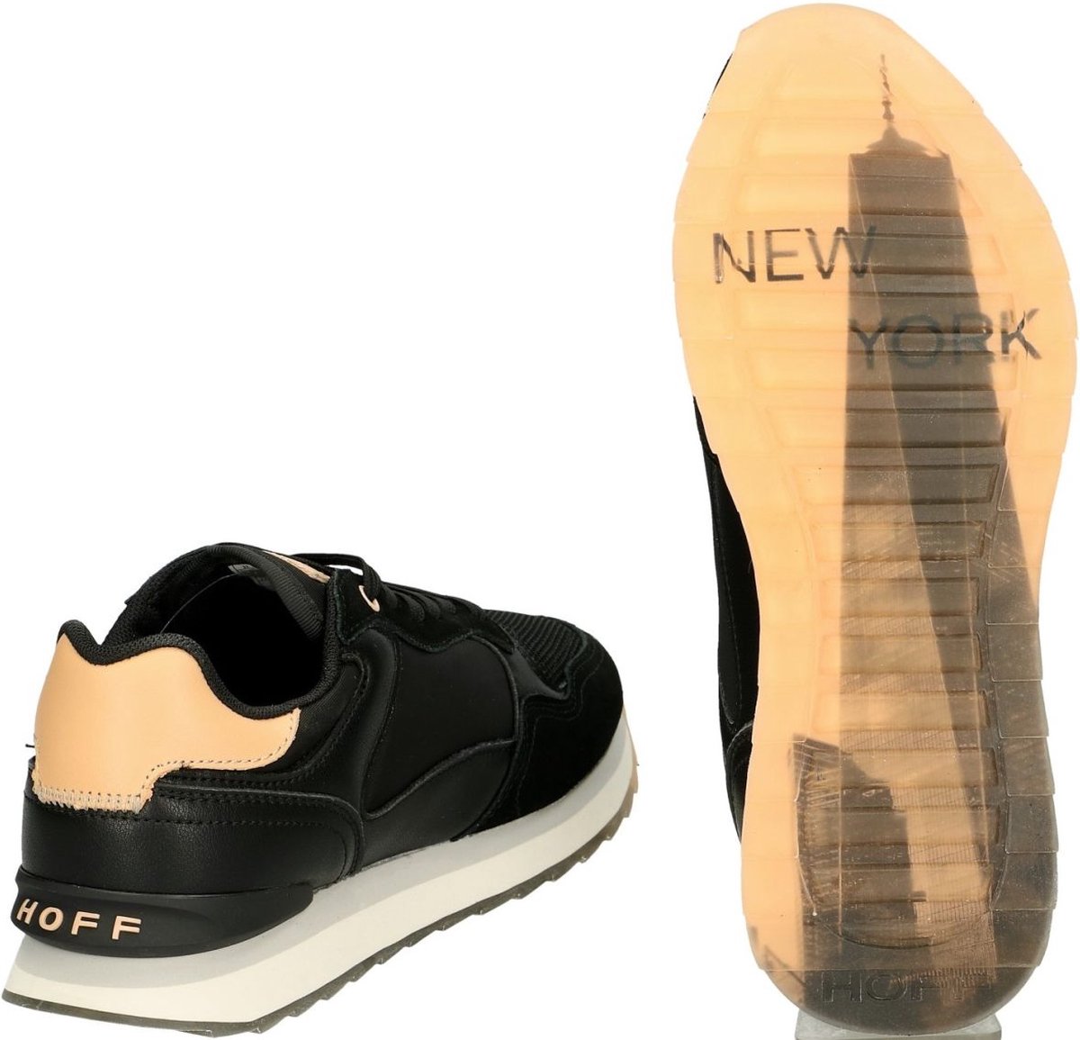 The Hoff Brand New York Lage sneakers - Dames - Zwart - Maat 36