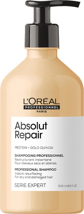 L’Oréal Professionnel Absolut Repair Shampoo – Herstelt beschadigd haar – Serie Expert – 500 ml - L’Oréal Professionnel