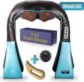 D'AZ - Massagekussen - Draadloos - Massagekussen Shiatsu - Nekmassage apparaat - Blauw