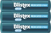 Blistex, Lipbeschermer - zonnebrandcrème SPF 15 3 Stuks - lipbalm -