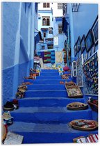 WallClassics - Acrylglas - Kunst op Straat - Marokko - 40x60 cm Foto op Acrylglas (Wanddecoratie op Acrylaat)