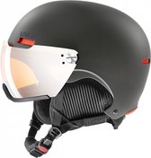 Uvex HLMT 500 Visor casque de ski avec visière - noir/orange - taille 59-62 cm