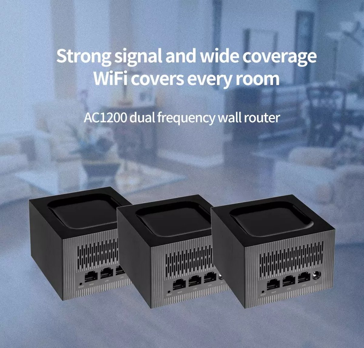 TechU™ Mesh Wifi – Router – 1000 Mbps – Wifi & Netwerk – Zwart – foto 7