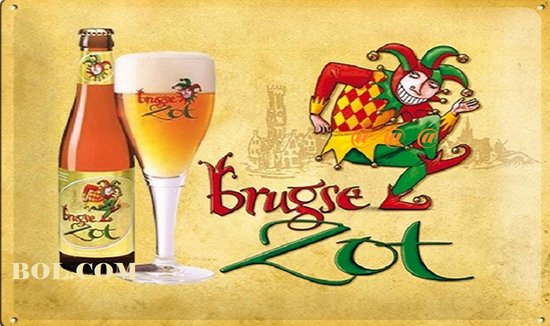Proost op het leven bier Reclamebord van metaal METALEN-WANDBORD - MUURPLAAT - VINTAGE