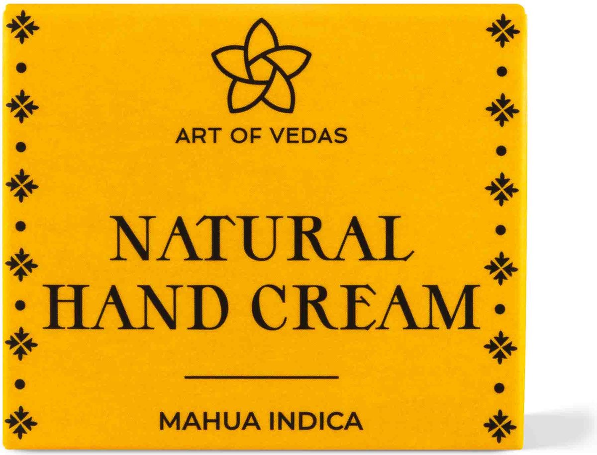 Art of Vedas - Natural Hand Cream - Mahua Indica - 100% Natural - Vegan - Ayurvedische Ritual - 50g