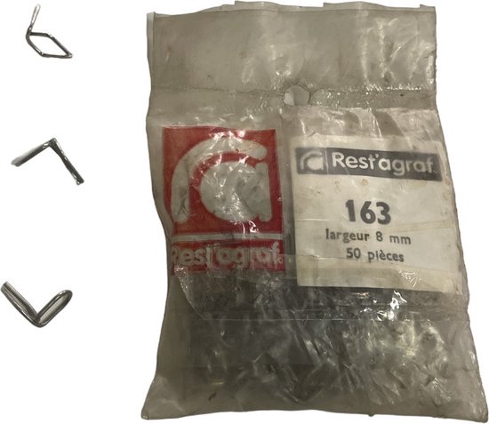Restagraf Agrafe De Tringle D=4 Mm Serrure De Porte Compatible Avec