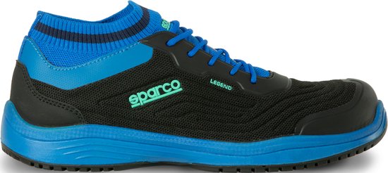 Sparco Lichtgewicht Werkschoenen Practice S1P Nigel Zwart Maat 45