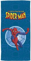 Spider-Man strandlaken - 100% katoen - Spiderman handdoek - 152 x 76 cm.