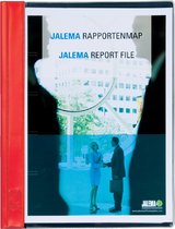 Rapportenmap Jalema A4 met snelhechter rood - 10 stuks