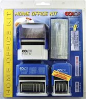 Stempel colop starterset home/office kit zwart | Blister a 1 stuk