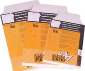 Envelop CleverPack A5 - 176x250mm karton wit - 20 stuks