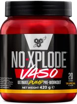 BSN NO-Xplode Vaso Pre Workout - Pump Pre-Workout - Tropical - 20 portions (420 grammes)