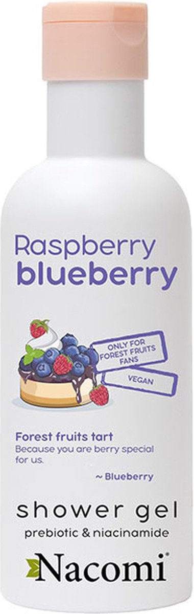 Nacomi Rejuvenating Shower Gel Raspberry Blueberry 300ml.