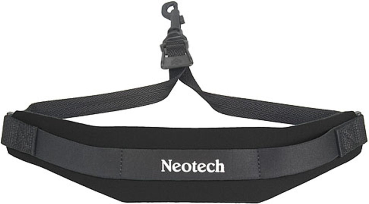Neotech Soft Nackengurt Saxophon Karabiner Gr. R (40-51 cm) - Band voor houten blaasinstrumenten