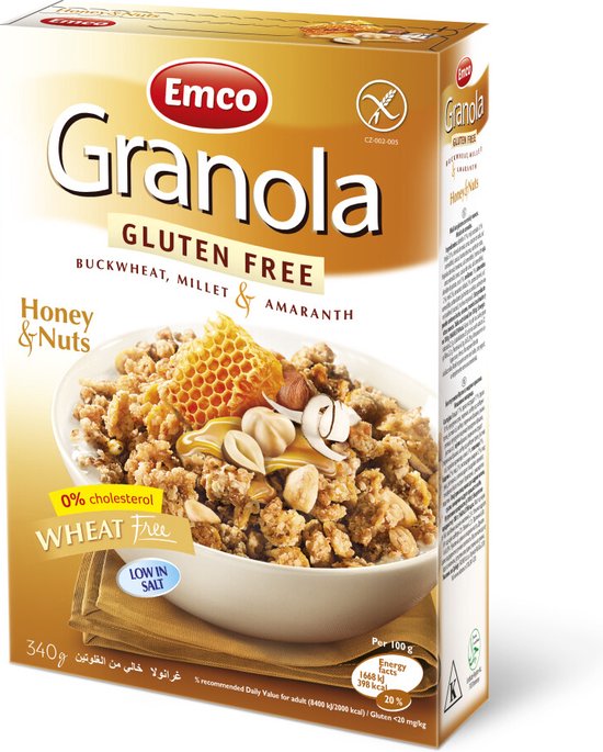 Emco Granola Honing Noten 340 gr
