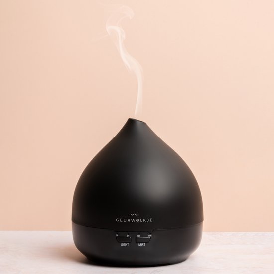 Geurwolkje Unity 2.0 Aroma Diffuser – Ultrasone Geurverspreider – Mat Zwart