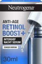 Neutrogena Anti-Ageing Retinol Boost + - intensief nacht serum met zuivere Retinol - parfumvrij - 30 ml