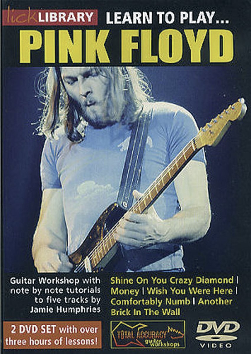 Roadrock International Lick Library - Pink Floyd Learn to play (gitaar), DVD - DVD / CD / Multimedia: O - P