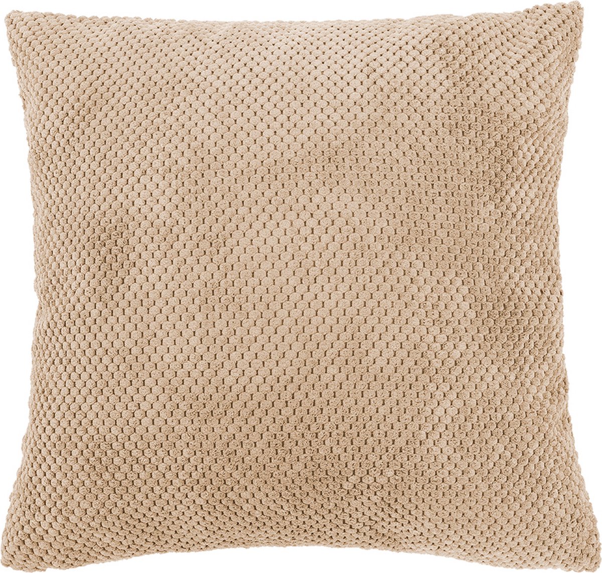 Kussen (gevuld) BUBBLE, SET/2, 45x45cm, zand, rits