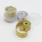Dubbelzijdig meetlint voor naaister, 1,5 m 60 inch op maat